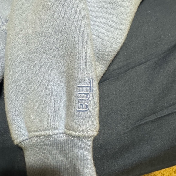 Aritiza TNA cropped blue hoodie - Picture 2 of 2